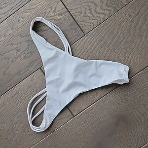 NWOT Sexy Strappy Back High Waisted Thong Bikini Bottom